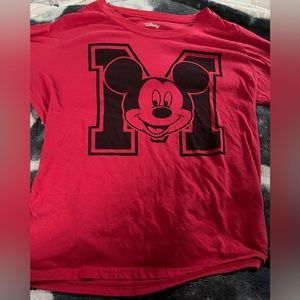 Red Mickey Mouse Shirt